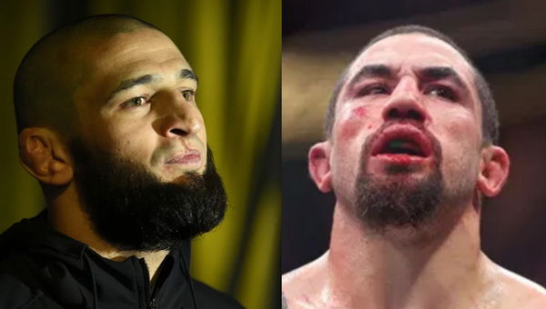 Khamzat Chimaev and Robert Whittaker