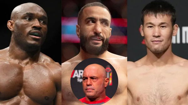 Kamaru Usman, Belal Muhammad, Shavkat Rakhmonov, Joe Rogan