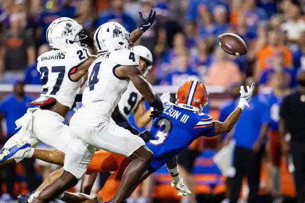 NCAA, College League, USA Football: Samford at Florida Sep 7, 2024; Gainesville, Florida, USA; Florida Gators &#8230; Credit IMAGO / USA TODAY Network  Recording Date 07.09.2024