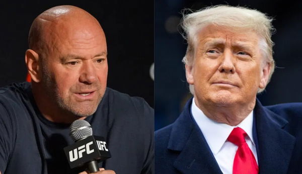 Dana White and Donald Trump