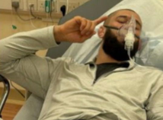 Khamzat Chimaev in hospital