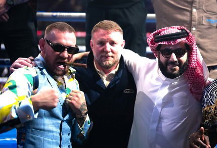 Conor McGregor with Sheikh Turki Alalshikh