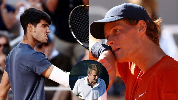 Carlos Alcaraz, Mats Wilander, Jannik Sinner