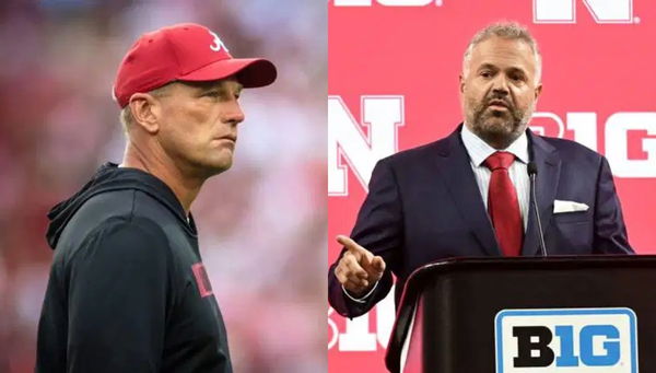 Matt Rhule and Kalen DeBoer