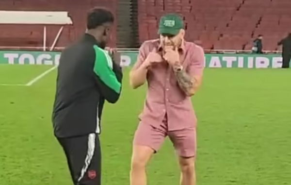 Conor McGregor and Bukayo Saka