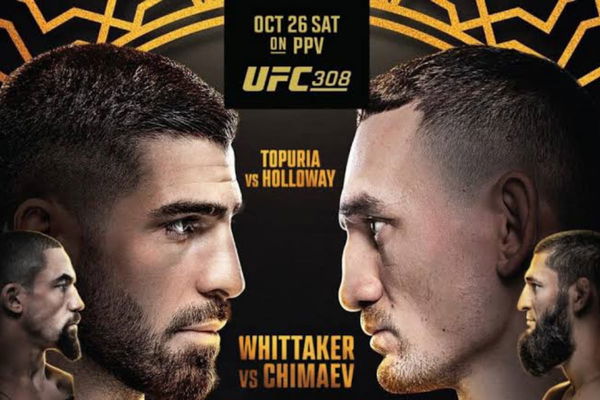 UFC 308 poster