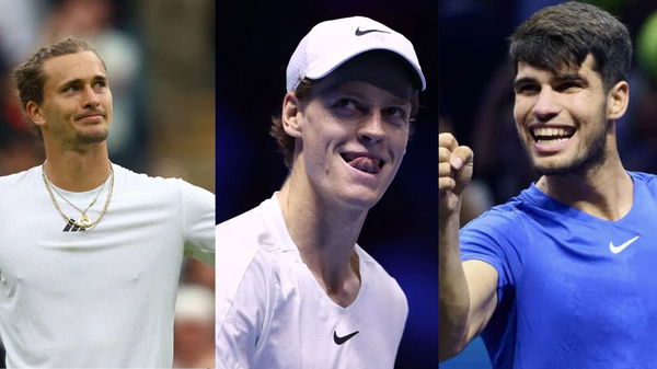 Alexander Zverev, Jannik Sinner, Carlos Alcaraz