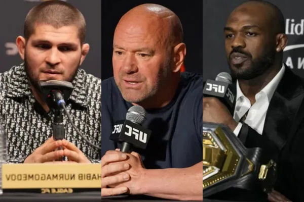 Khabib Nurmagomedov/ Dana White / Jon Jones