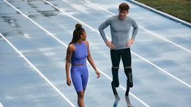 Hunter Woodhall and Tara Davis-Woodhall