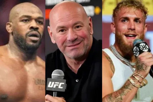 Jon Jones/ Dana White/ Jake Paul