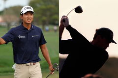 Michael KIm, golfer Silhouette