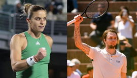 Maria Sakkari and Alexander Bublik