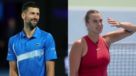 Novak Djokovic and Aryna Sabalenka