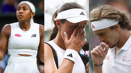 Coco Gauff (Robert Prange/Getty Images), Jessica Pegula (Imago) and Alexander Zverev (REUTERS/Paul Childs)