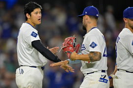 Shohei Ohtani and Andy Pages
