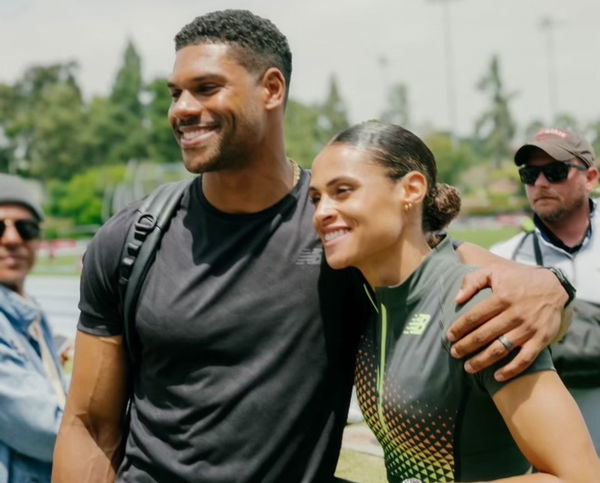 Sydney McLaughlin-Levrone and Andre Levrone