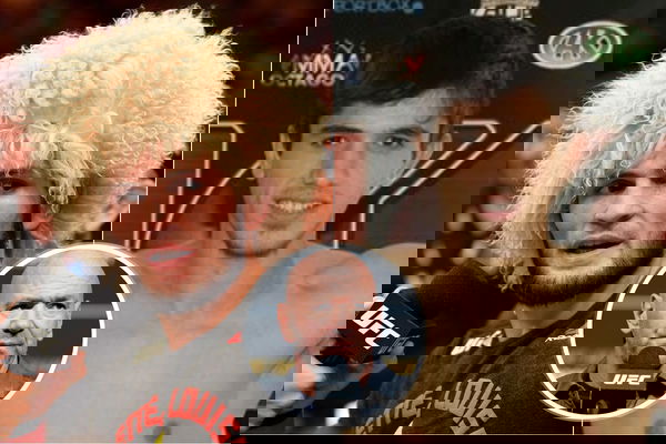 Khabib Nurmagomedov; Mehdi Baydulaev; Dana White