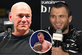 Justin Burlinson; Umar Nurmagomedov; Dana White