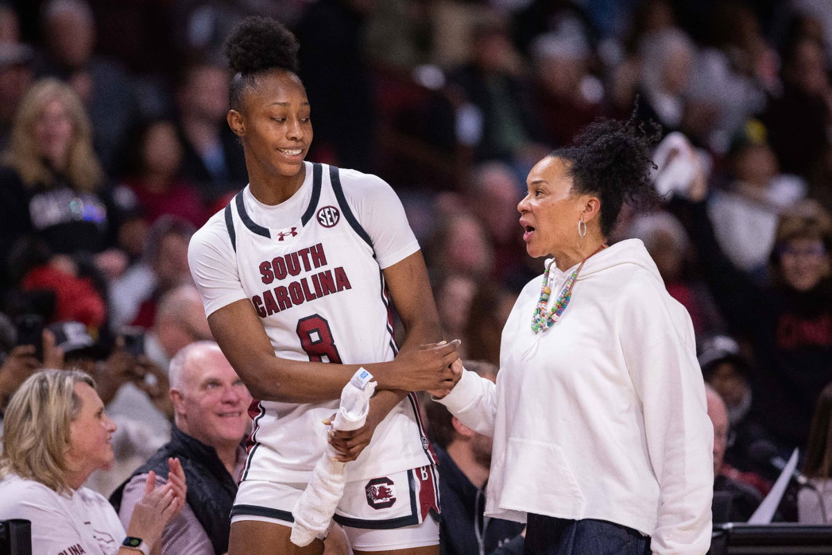 Dawn Staley and Joyce Edwards