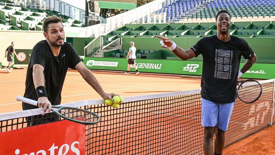 Wawrinka & Monfils' 'One Last Time My Friend' Goes Viral at Monte Carlo