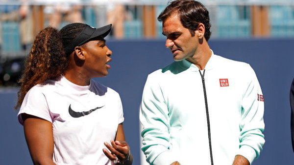 Serena Trains With Federer’s Ex-Hitting Partner at Private Club