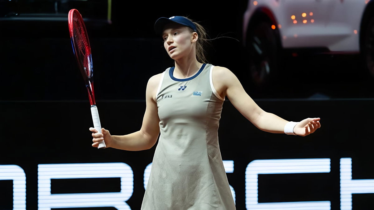 Rybakina Breaks Character as She Loses Temper Mid-Match