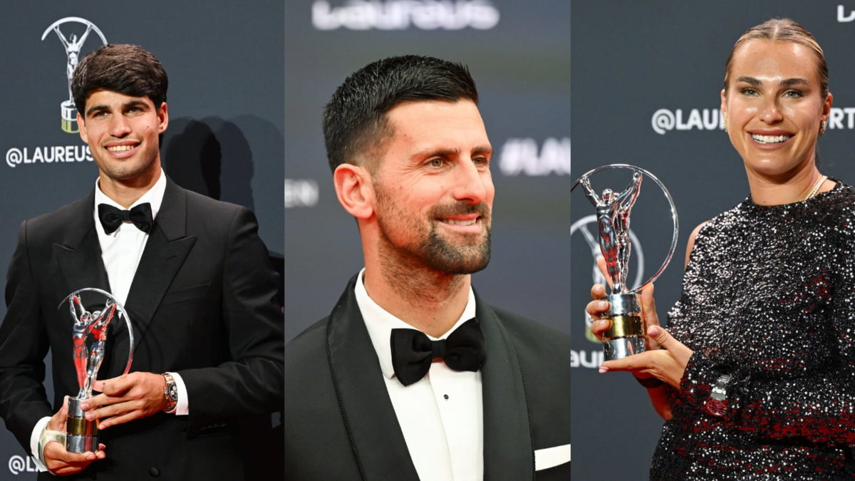 Alcaraz & Sabalenka Shine Bright at Laureus Awards as 5x Winner Djokovic Watches On