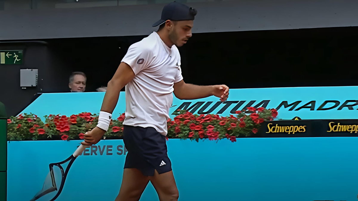Cerundolo Loses Cool On-Court Before Tough Loss in Madrid