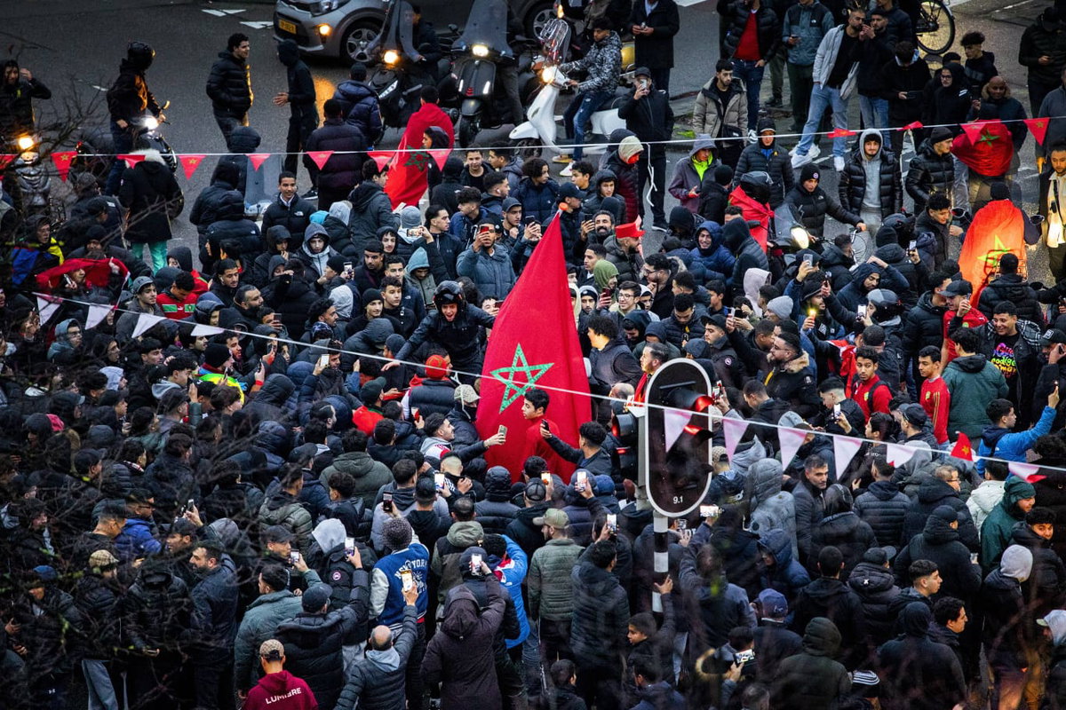 Police Officer Injured as Morocco Fans Clash With Authorities Following World Cup Elimination