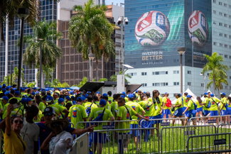Volunteers at the FIFA World Cup