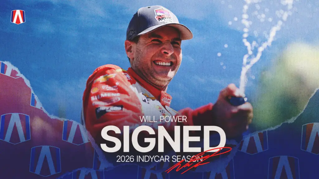 Andretti Global signs Will Power