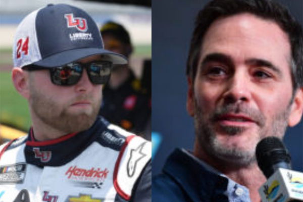 William Byron and Jimmie Johnson