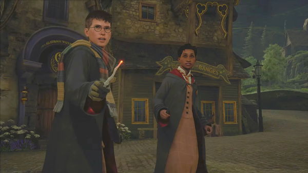 Wisiting Hogsmeade with Natty in Hogwarts Legacy