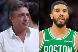 Wyc Grousbeck and Jayson Tatum