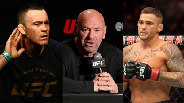 Colby Covington; Dana White; Dustin Poirier