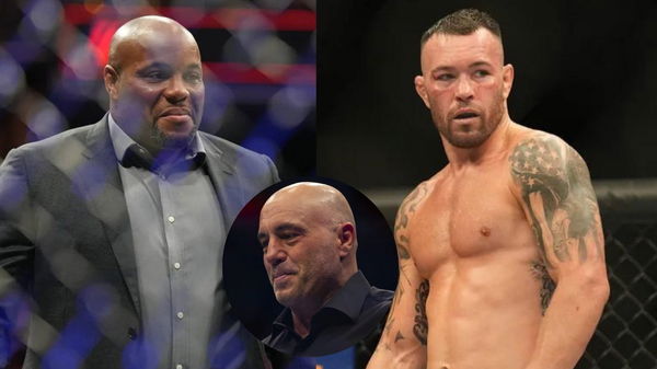 Daniel Cormier; Joe Rogan; Colby Covington