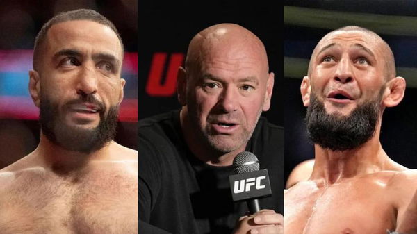 Belal Muhammad; Dana White; Khamzat Chimaev