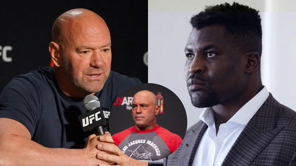 Dana White; Francis Ngannou; Joe Rogan