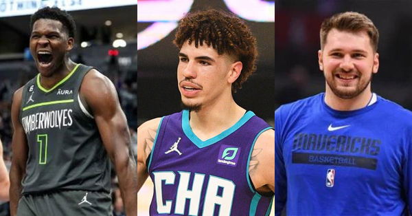 Anthony Edwards, LaMelo Ball, Luka Doncic