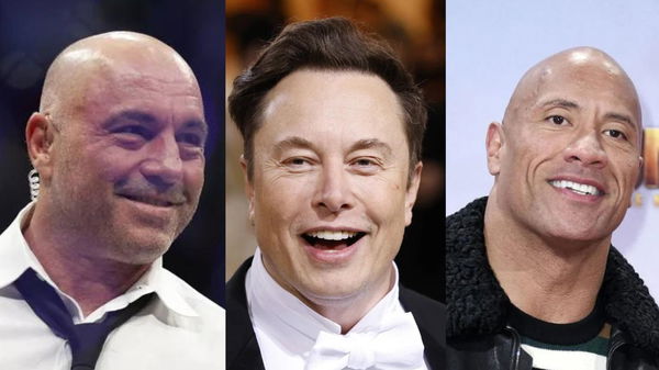 Joe Rogan; Elon Musk; Dwayne Johnson