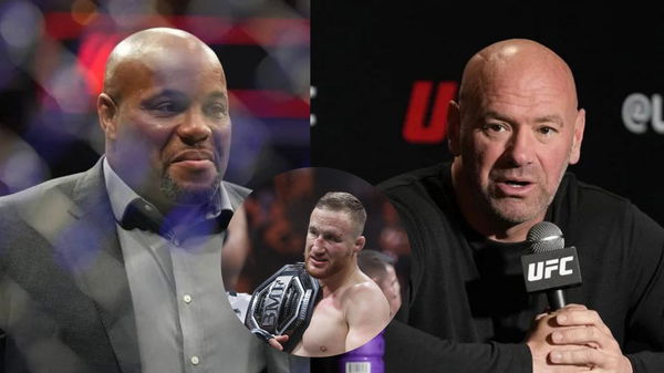 Daniel Cormier; Dana White; Justin Gaethje