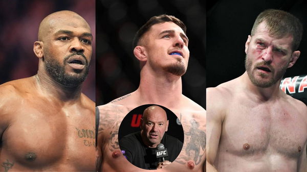 Jon Jones; Stipe Miocic; Tom Aspinall; Dana White