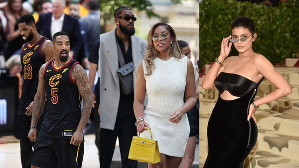 Tristan Thompson, JR Smith, Jordyn Woods, Kylie Jener