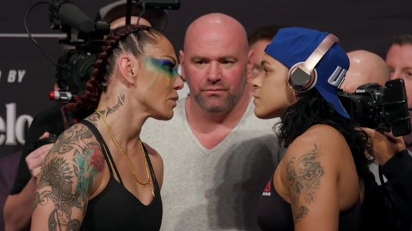 Amanda Nunes; Dana White; Cris Cyborg