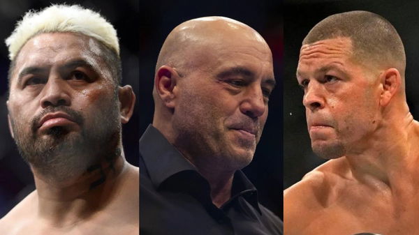 Mark Hunt; Joe Rogan; Nate Diaz