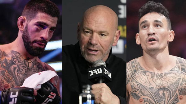 Ilia Topuria; Dana White; Max Holloway