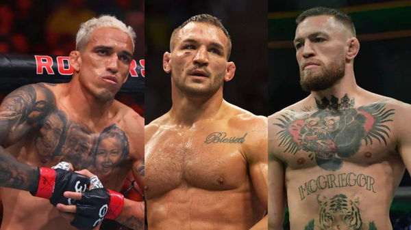 Charles Oliveira; Michael Chandler; Conor McGregor