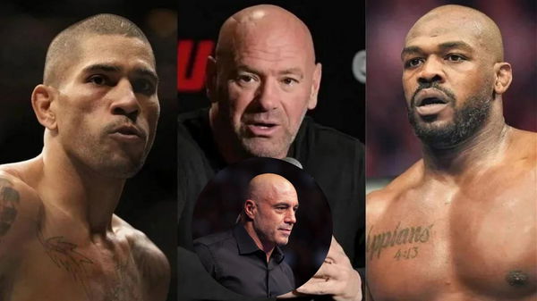 Alex Pereira; Dana White; Jon Jones; Joe Rogan