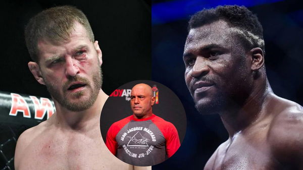 Stipe Miocic; Joe Rogan; Francis Ngannou