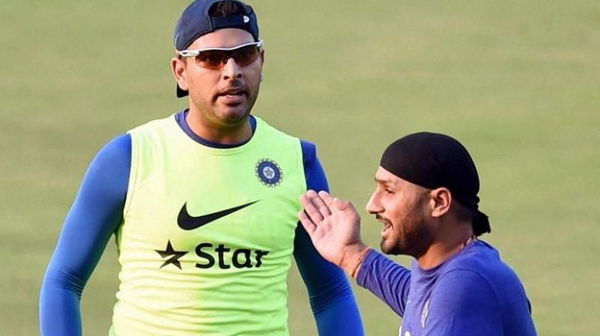 Yuvraj Singh and Harbhajan Singh